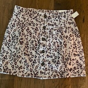 NWT Leopard Print skirt MAURICES
